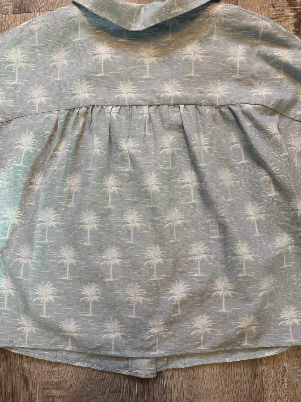 Zara Vacation Vibes Dolman Button Up Top - Picture 7 of 7